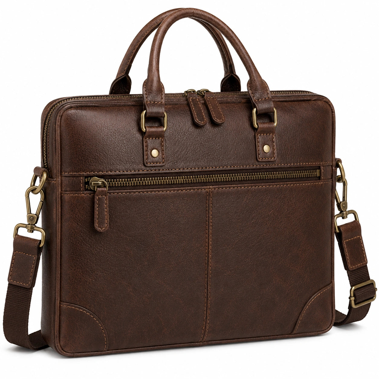 Sacoche élégante en marron pour ordinateur portable