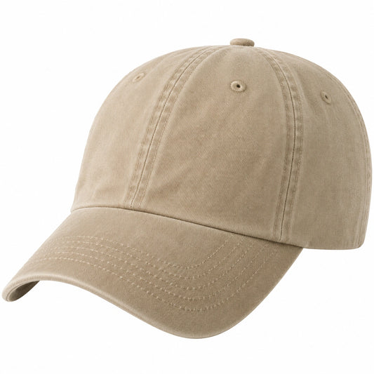 Casquette de Baseball Beige Réglable