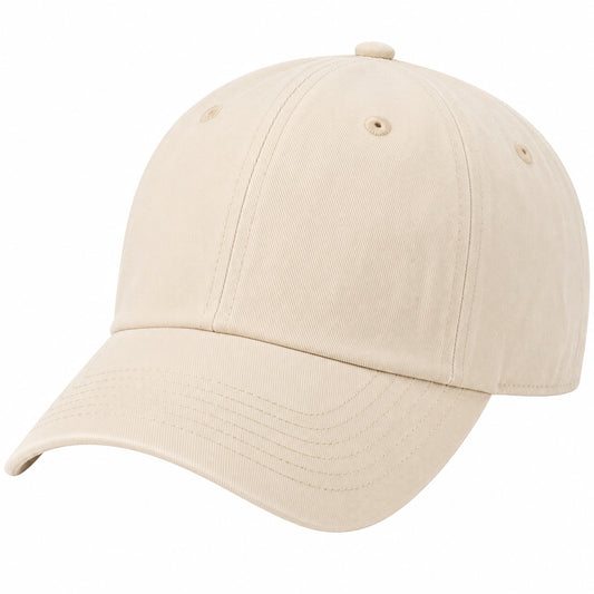Casquette unisexe beige ajustable