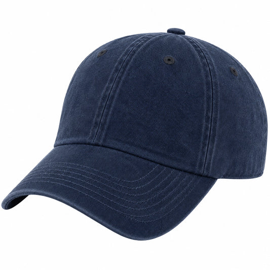 Casquette Unisexe Bleu Marine Réglable