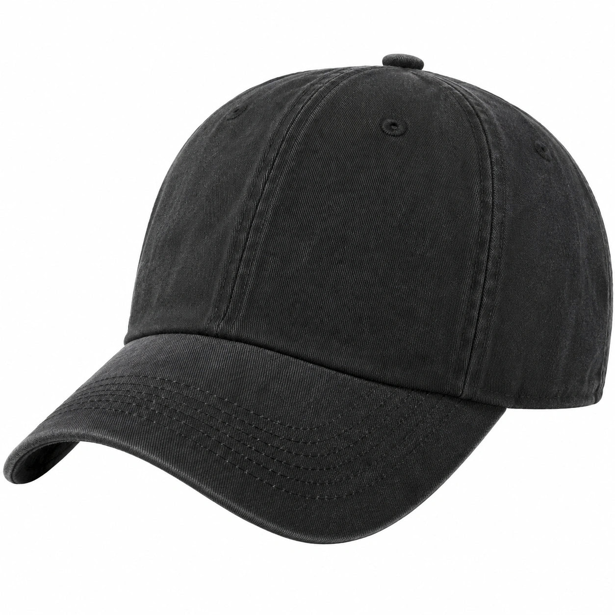 Casquette unisexe réglable noire