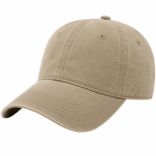 Casquette Unisexe Beige Réglable