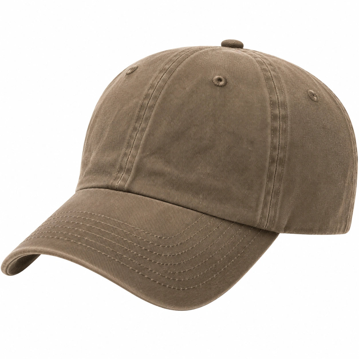 Casquette ajustable marron pour activités en plein air