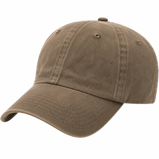 Casquette ajustable marron pour activités en plein air