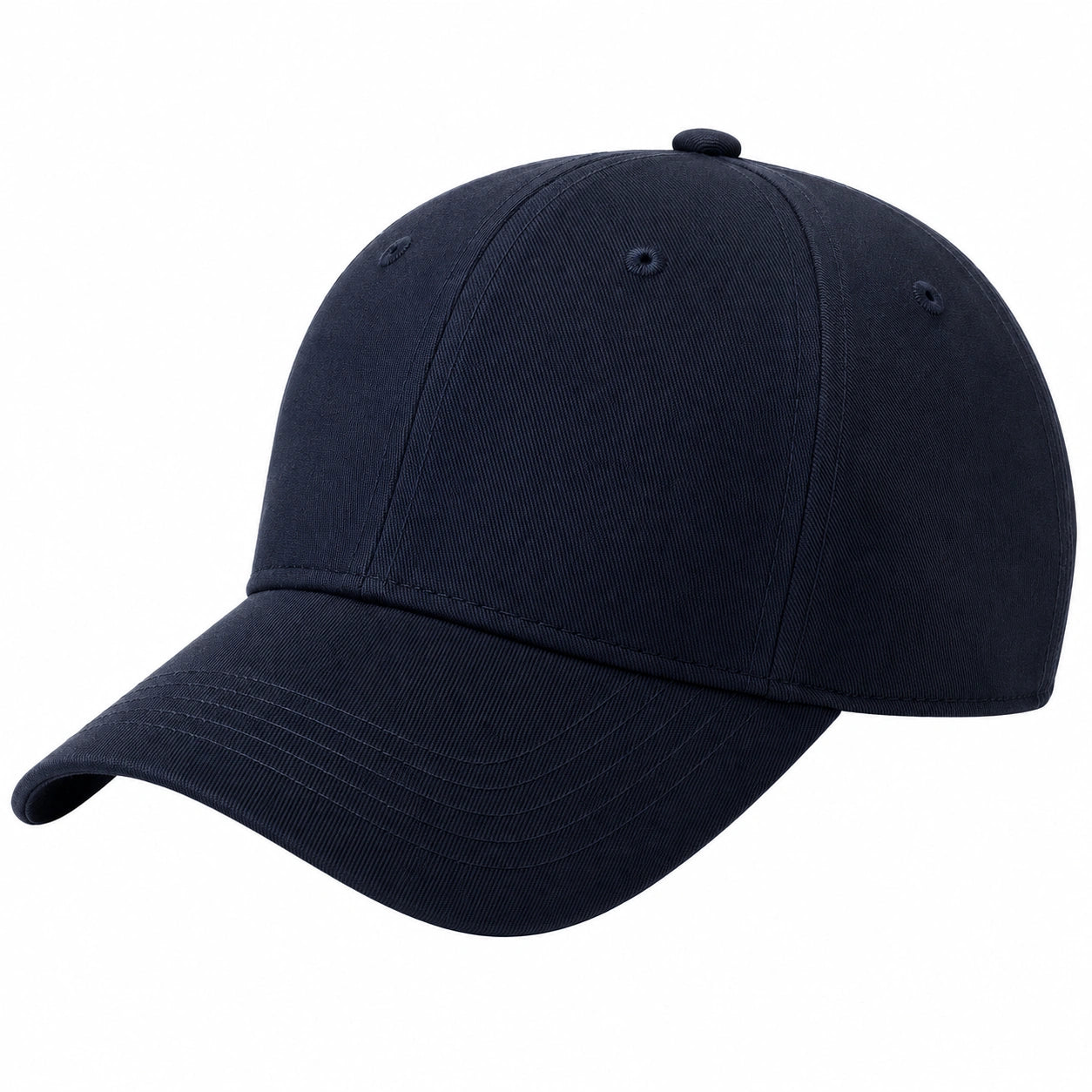 Casquette de baseball bleu marine unisexe réglable