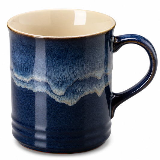 Mug en céramique bleu dégradé, 350 ml