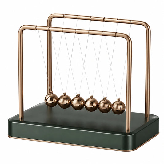 Pendule de Newton Moderne Or/Bronze pour Bureau