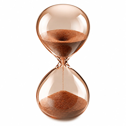 Sablier de 60 Minutes en Cuivre